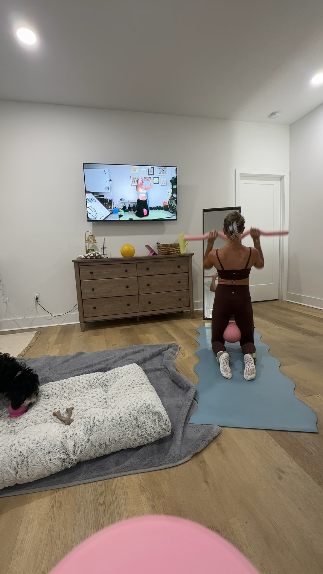 classic abs back to the basics and I’m already sore. 
@lexfish @movebylexfish 
I would willingly choose a burpee over back ab work nothing kills me more @bala  @crzyoga_fam @crzyoga_us @crz_yoga | Amazon CRZ YOGA Butterluxe High Waisted Lounge Legging 25" - Workout Leggings for Women Buttery Soft Yoga Pants. Amazon CRZ YOGA Womens Butterluxe Adjustable Spaghetti Strap Sports Bra - Scoop Neck Wireless Padded Bra Yoga Workout Crop Top. 
 My sneakers are APL the best sneakers ever  

#workoutgear #workoutwear #pilates #ootd #outfit #athleticwear #athleticoutfit #bikershorts #sportsbra #pilatesoutfit #athleisure #bala #pilatesworkout #pilateslovers #pilatestiktok #balabangles Bala use code SLOANE15. 

#LTKfitnessgoals #LTKActive #LTKFindsUnder50