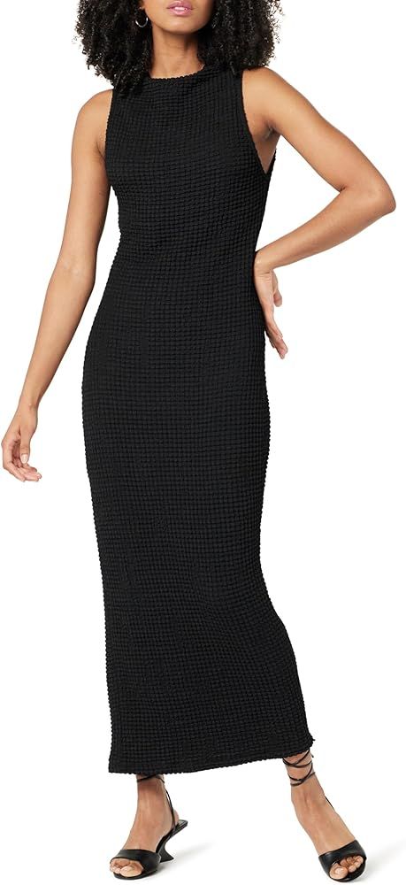 The Drop Women's Lena High Neck Textured Midi Dress | Amazon (US)