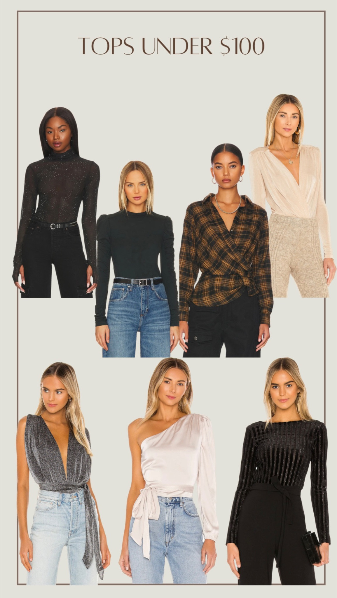 Tops under $100! 

#LTKSeasonal #LTKHoliday #LTKfindsunder100