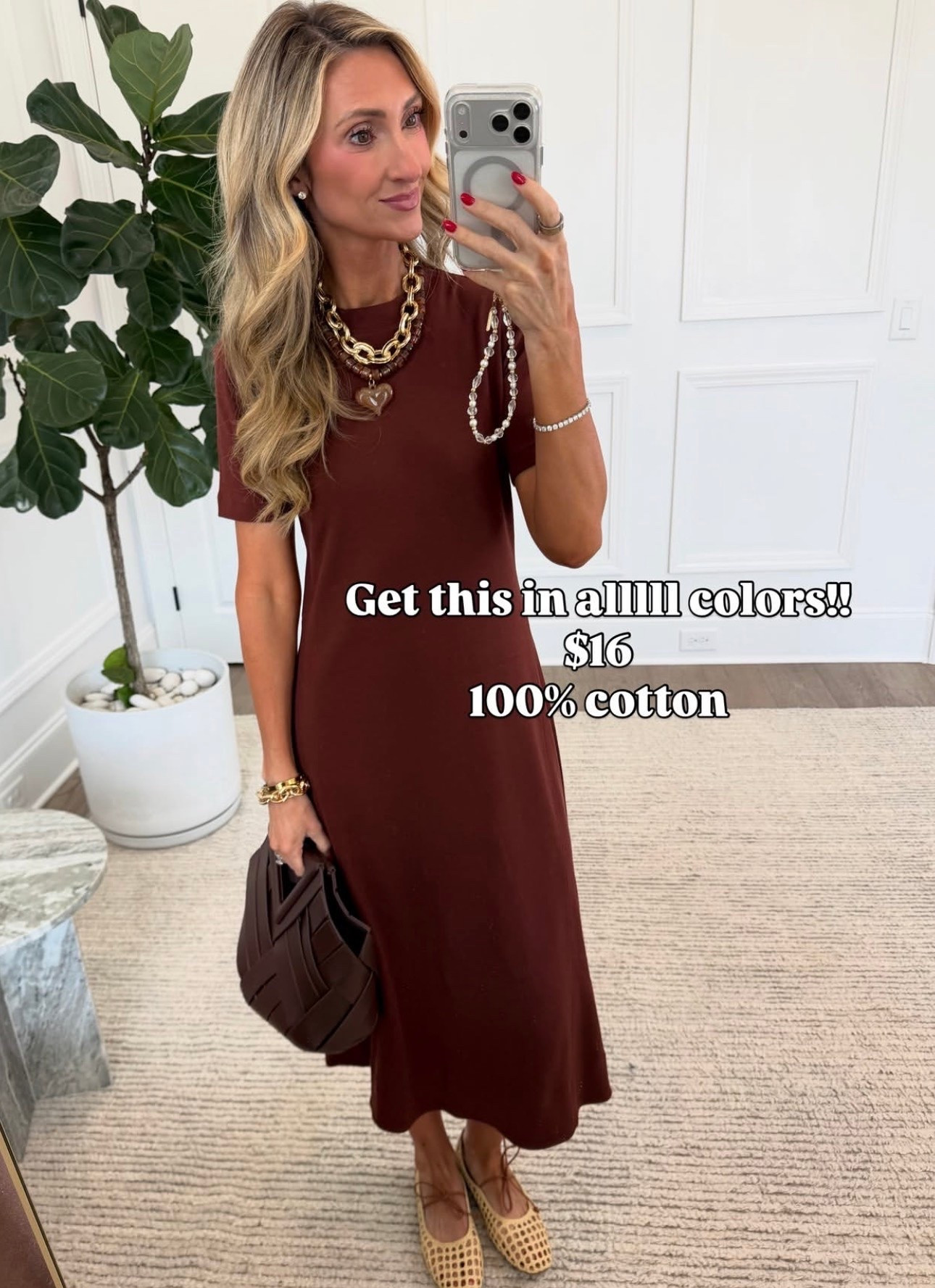 100% cotton dress!! Love it 😍