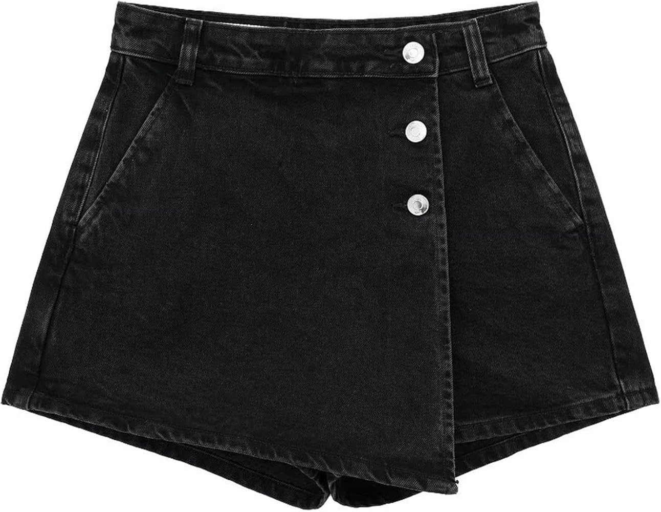 Denim Skort for Women Casual Jean Skirt Country Concert Outfits Buttom Cargo Wrap Skirt with Pock... | Amazon (US)