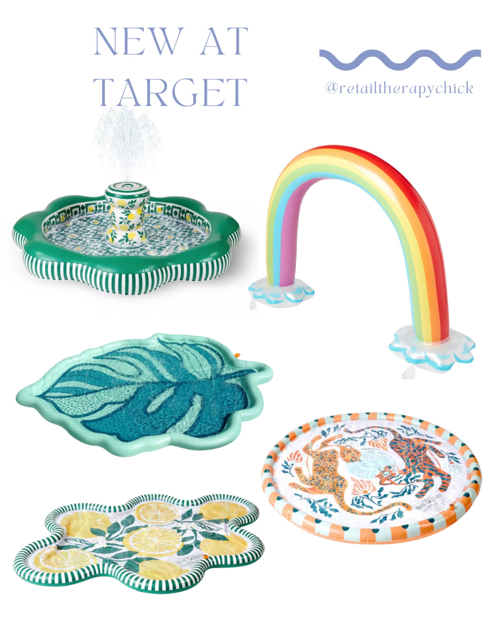 How fun are these splash pads?! Perfect for kids of all ages & all you need is a hose for hours of fun 

#splashpad
#waterfountain
#watertoys
#outdoortoys
#outdoorliving 

#LTKkids #LTKSeasonal #LTKhome