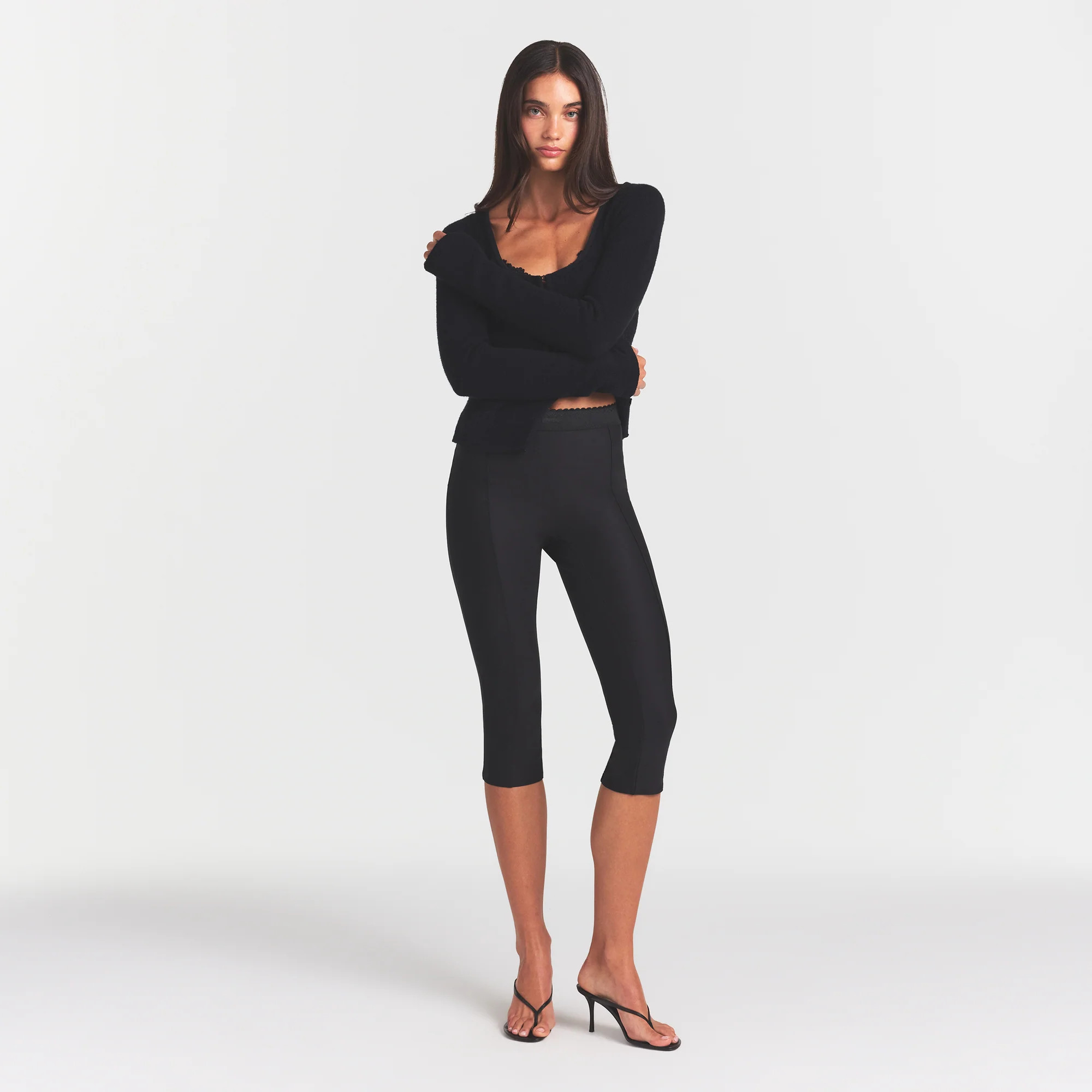 SKIMS High-Waisted Capri | Black | Small | SKIMS Body | SKIMS (US)