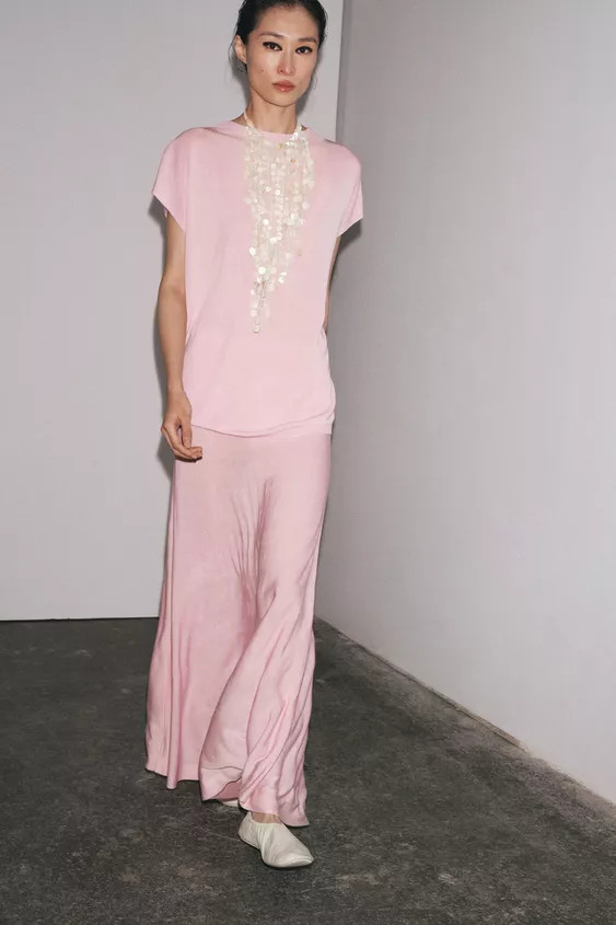 KNIT MIDI SKIRT | Zara UK