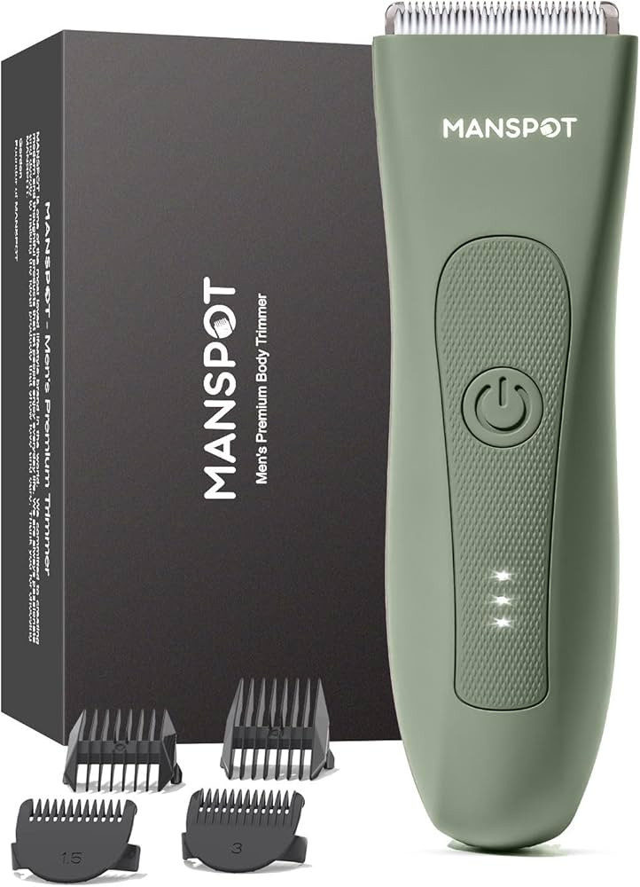 MANSPOT Manscape Pubic Hair Trimmer for Men and Women, Electric Ball Trimmer Pubic Trimmer Shaver... | Amazon (US)