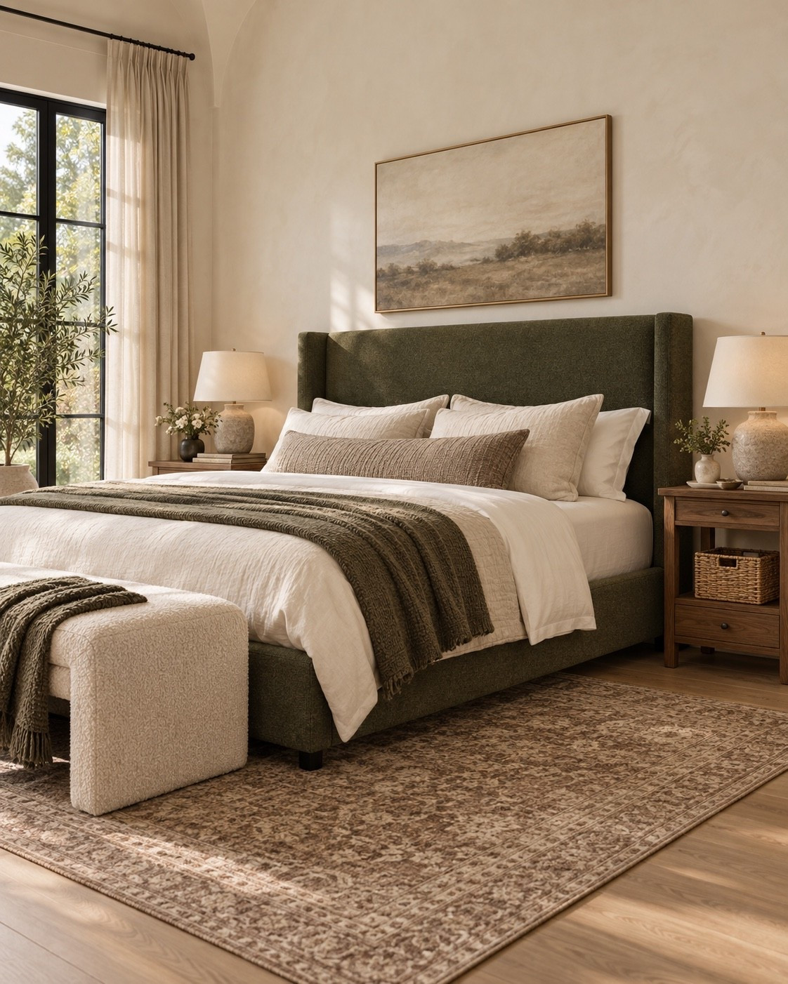 Target Circle Days are here!! 🎯 Save 30% off threshold furniture the next two days. This bed frame and these nightstands are an elevated and timeless pairing for a warm and cozy room. Only $122 for these nightstands and $818 (king size) for this bed frame with Target Circle!!