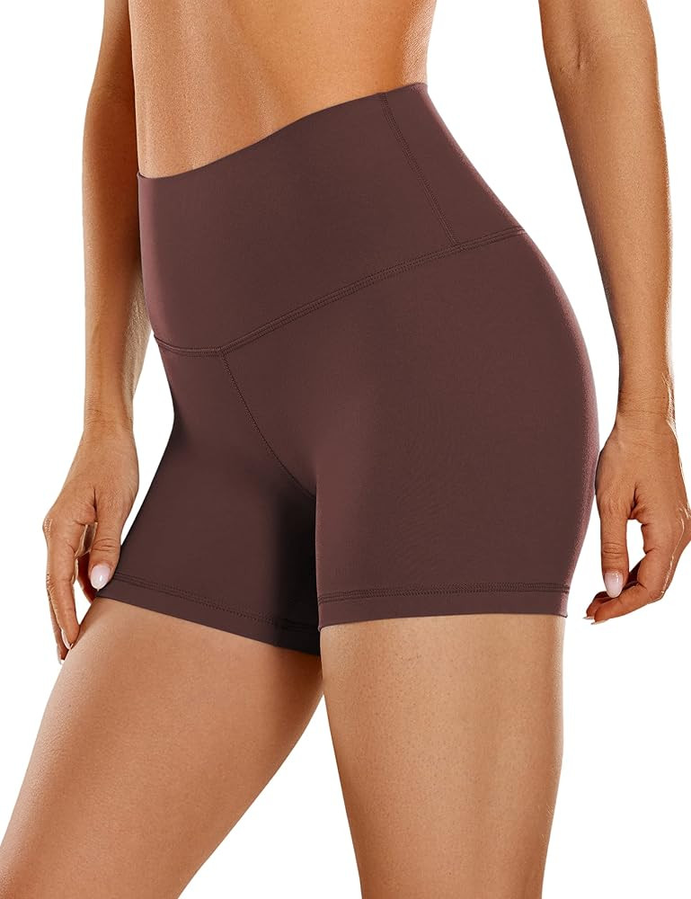 CRZ YOGA Womens Butterluxe Biker Shorts 2.5'' / 4'' / 6'' / 8'' - High Waisted Booty Workout Voll... | Amazon (US)