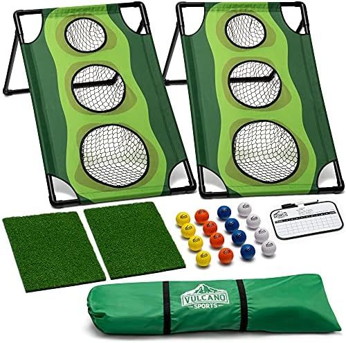 Golf Cornhole Game, Par 1 Set, Fun Golf Game for Outdoor, Backyard Games for Golfers, Chipping Chall | Amazon (US)