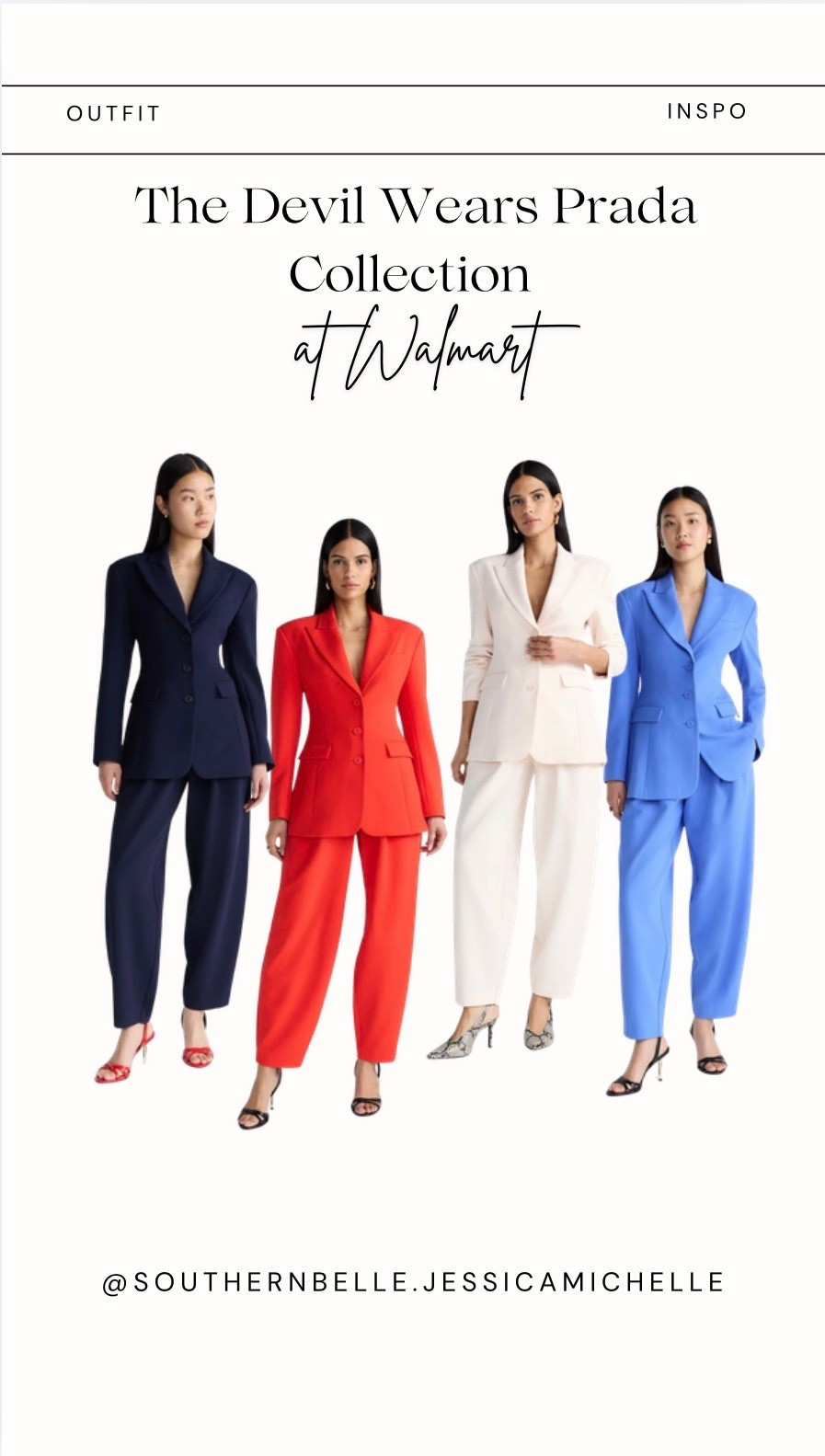 The devil wear product collection at Walmart