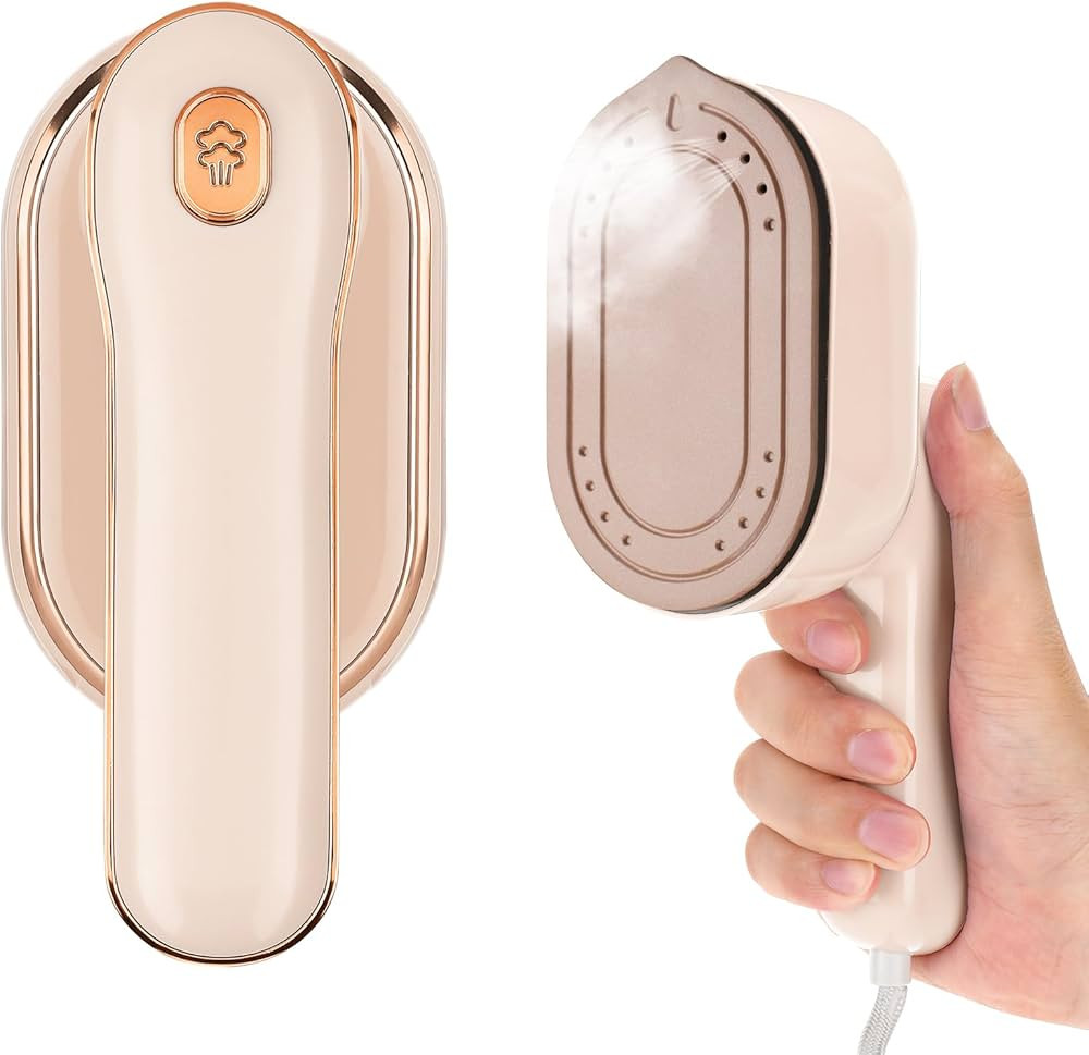 Mini Steam Iron for Clothes, Biupky Travel Steamer for Clothes Portable Steamer Travel Iron, Micr... | Amazon (US)