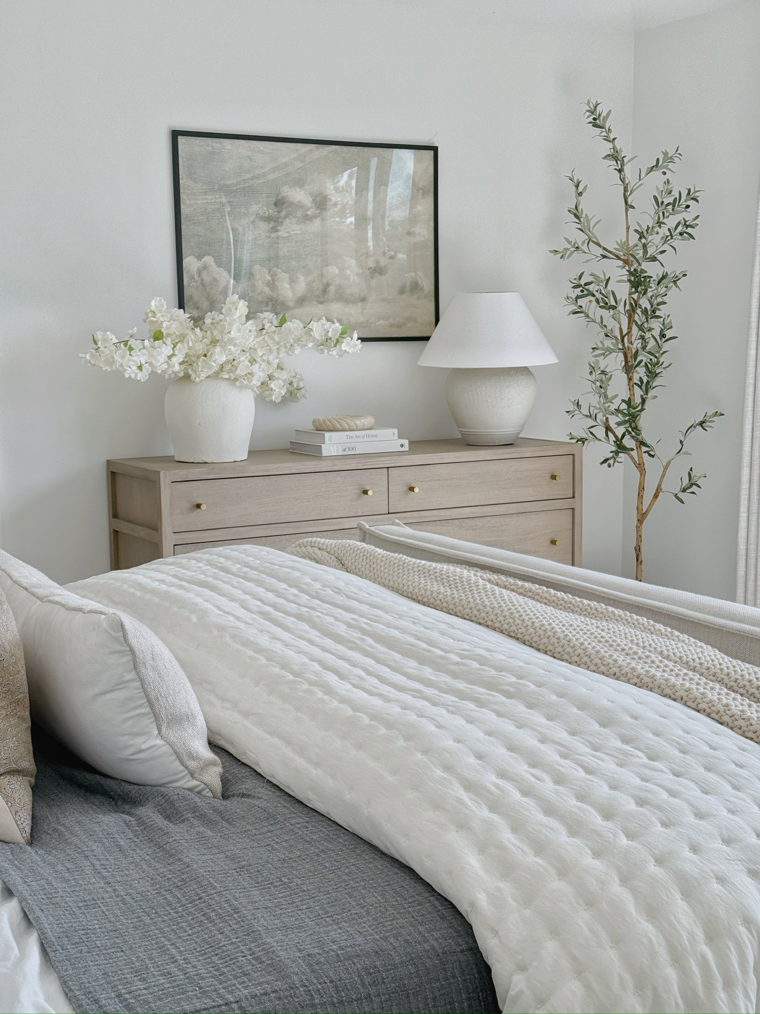 Soft textures, layered neutrals, and a calm corner that feels like a breath of fresh air — this bedroom is my kind of cozy sanctuary!

#LTKStyleTip #LTKHome #LTKSeasonal