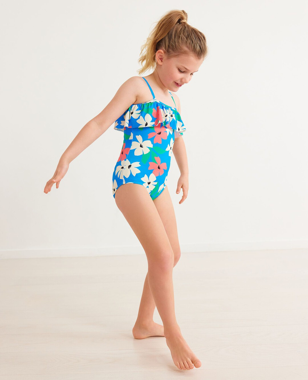 Print Ruffle One Piece Swimsuit | Hanna Andersson