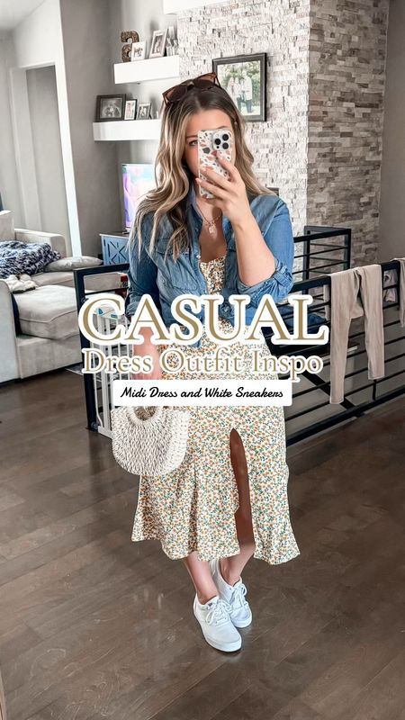 Casual dress outfit Inspo for spring and summer 🌼

#LTKstyletip #LTKVideo #LTKmidsize