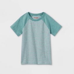Toddler Boys' Striped Baseball Short Sleeve T-Shirt - Cat & Jack™ | Target
