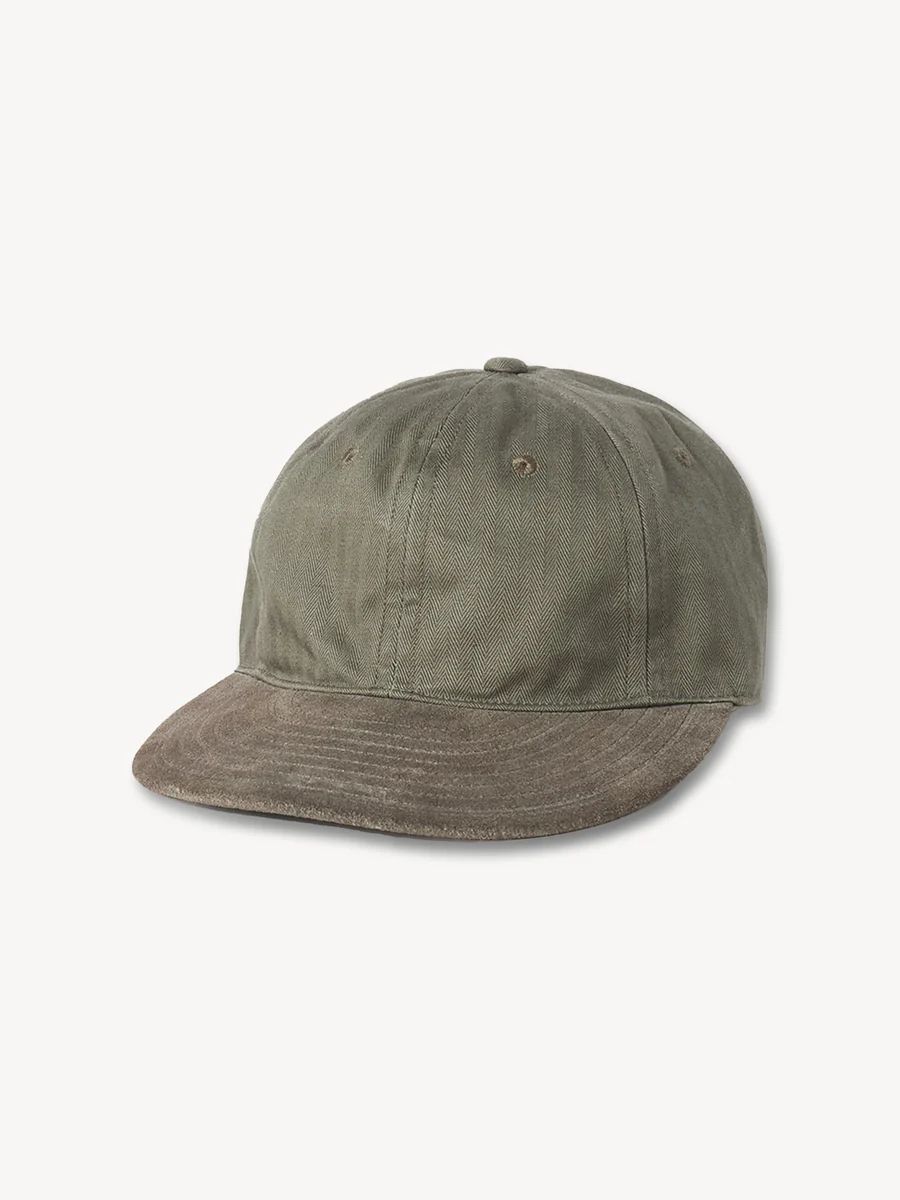 Franklin Herringbone Twill Baseball Cap | Buck Mason