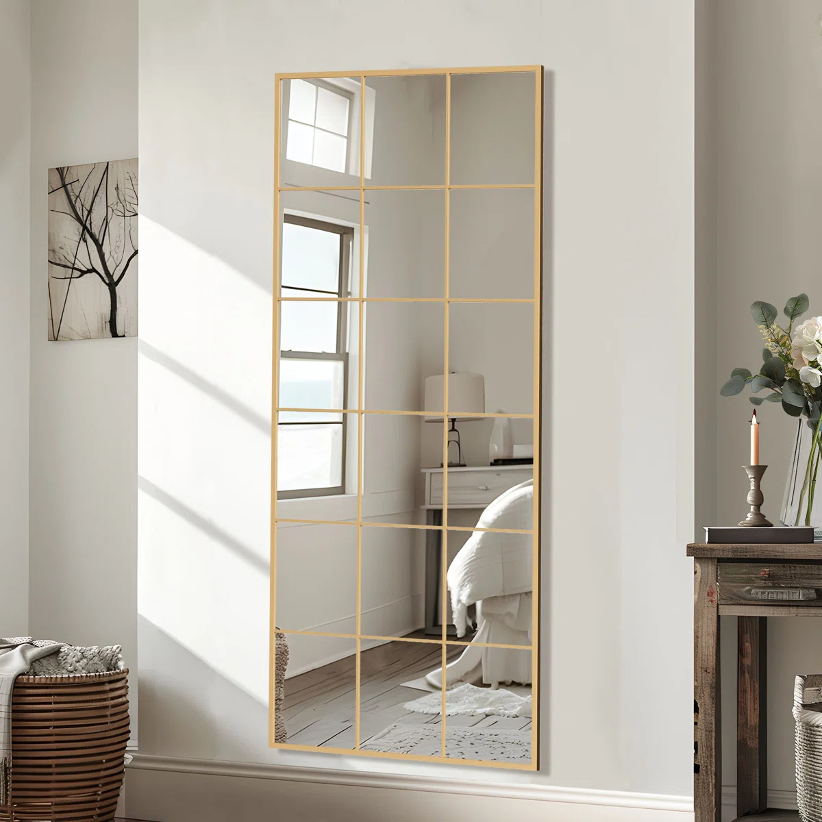 Kamen Metal Flat Mirror | Wayfair North America