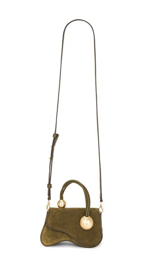 Cult Gaia Kazia Nano Crossbody Bag in Green. | Revolve Clothing (Global)