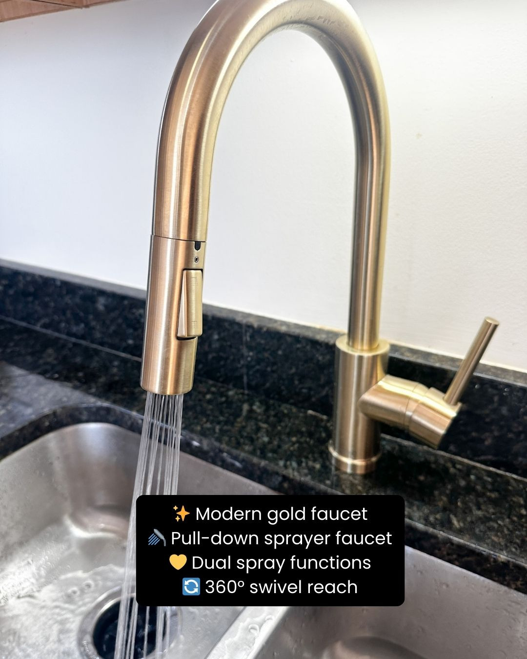 Upgrade your kitchen the easy (and stylish) way 🚰✨ with this kitchen faucet with pull down sprayer! Designed for flexibility and control, it lets you rinse, wash, and clean with ease using a smooth, adjustable spray 💖🍽️. Perfect for everyday cooking and cleanup, it helps you reach every corner of your sink without the hassle 👀✨. Trust me, this is one kitchen upgrade you’ll use every single day 💕

#kitchenfaucet #kitchenupgrade #homeessentials #kitchenmusthaves #modernkitchen #homeupgrade #kitcheninspo #homeliving #dailyessentials #homeimprovement #kitchendesign #interiorinspo #homeinspo #lifestyleupgrade #smartkitchen #cleanhome #kitchenstyle #homedetails #ltkhome #ltkfinds #homecare #kitchenlife #functionaldesign #homegoals 

 