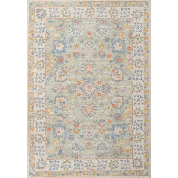 Momeni Anatolia Traditional Oriental Area Rug - 6'6" x 9' - Pink | Bed Bath & Beyond