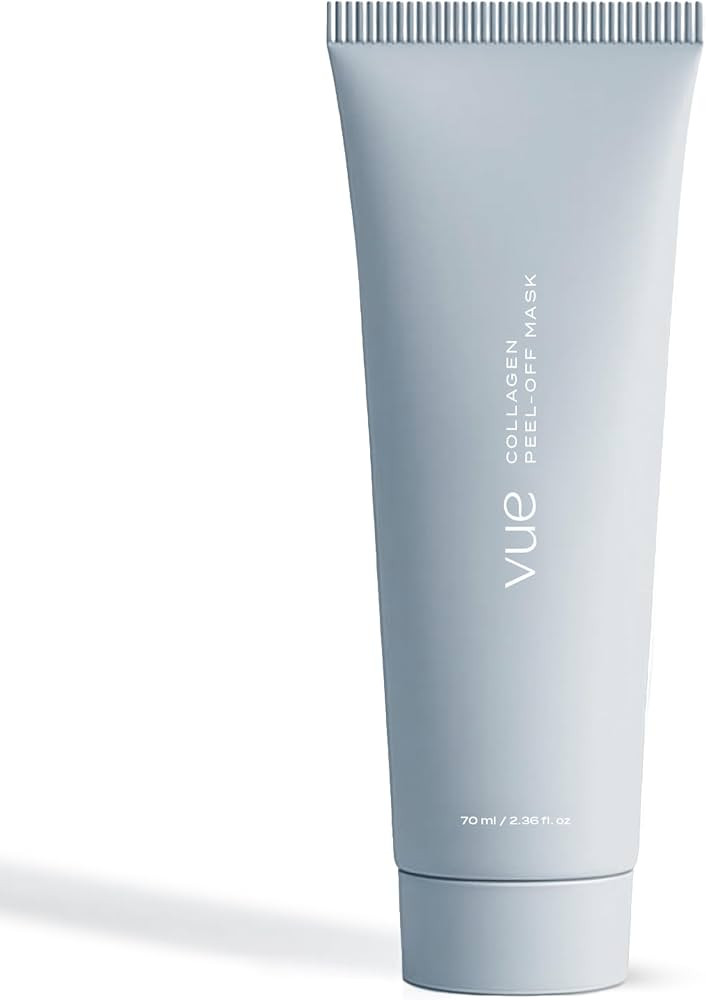 Vue Collagen Peel Off Facial Mask with Applicator Brush - 15-Minute Collagen Wrapping Mask for Gl... | Amazon (US)
