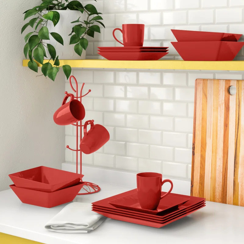 Wayfair Basics® 16 Piece Dinnerware Set, Service for 4 | Wayfair North America