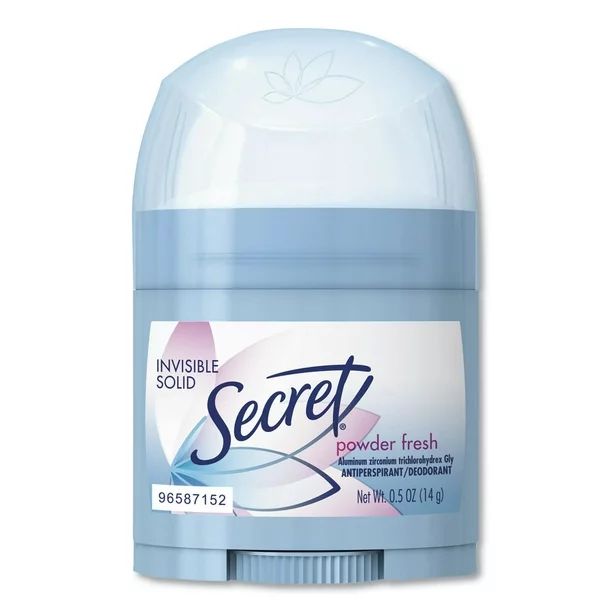 Secret Invisible Solid Antiperspirant Deodorant, Powder Fresh, 0.5 oz | Walmart (US)