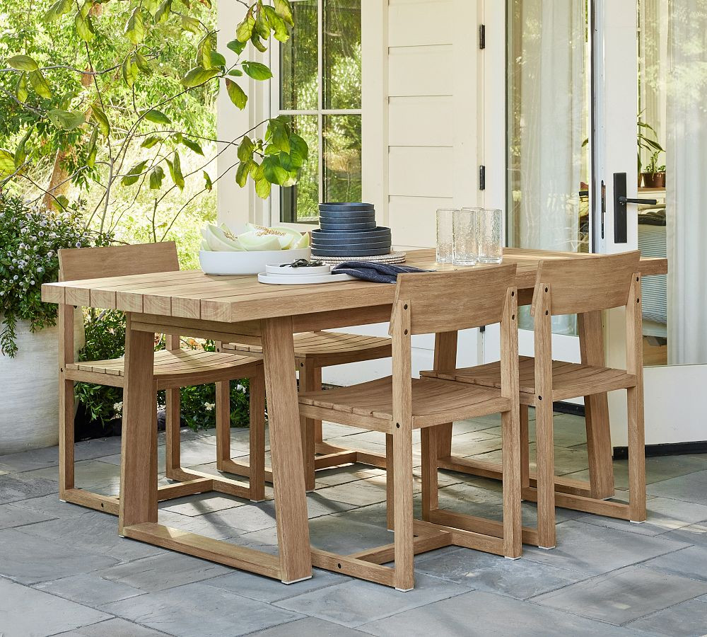 Monterey Extending Rectangular Outdoor Dining Table (72"-92") | Pottery Barn (US)