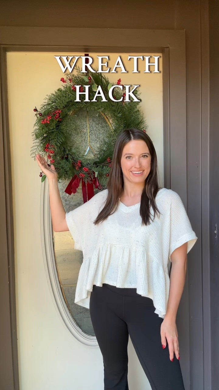 Loving this beautiful Christmas wreath & the easy hack to hang it ❤️🎄

#LTKHome #LTKSeasonal #LTKHoliday