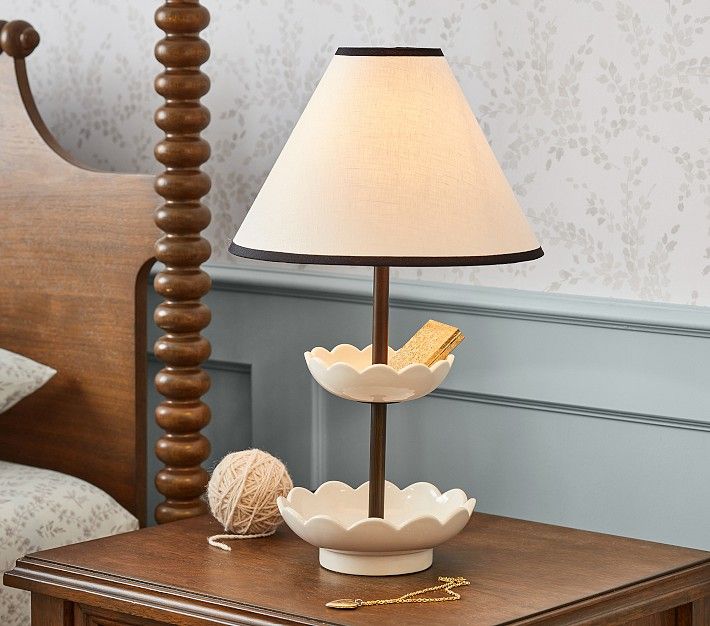 Chris Loves Julia Little Flower Table Lamp | Pottery Barn Kids