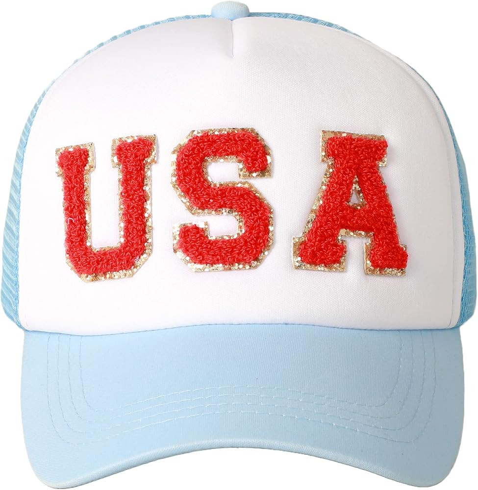 MIRMARU Retro Foam Mesh Trucker hat Trendy Design Summer Baseball Cap for Womens | Amazon (US)