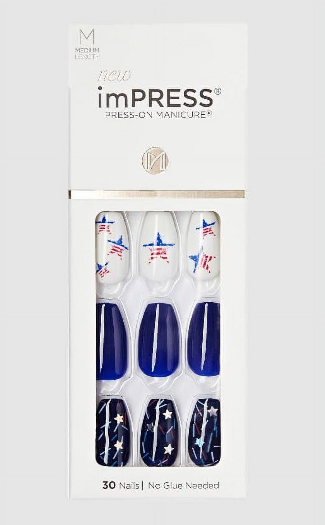 Kiss imPRESS IM51Y9 Good Vibes Only 30 Nails PK-1 | Walmart (US)