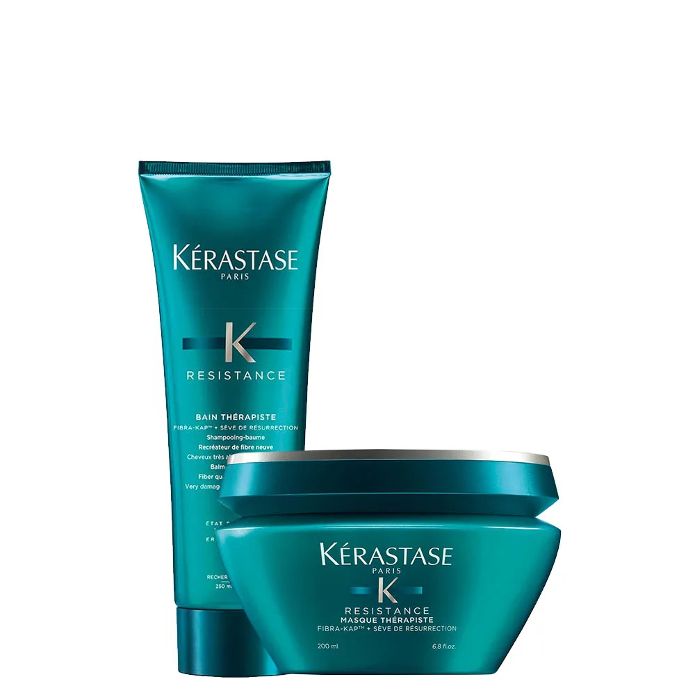 Kit Kérastase Résistance Thérapiste- Shampoo  250 ml + Máscara 200 ml - AMOBELEZA - Produtos ... | Amobeleza (BR)