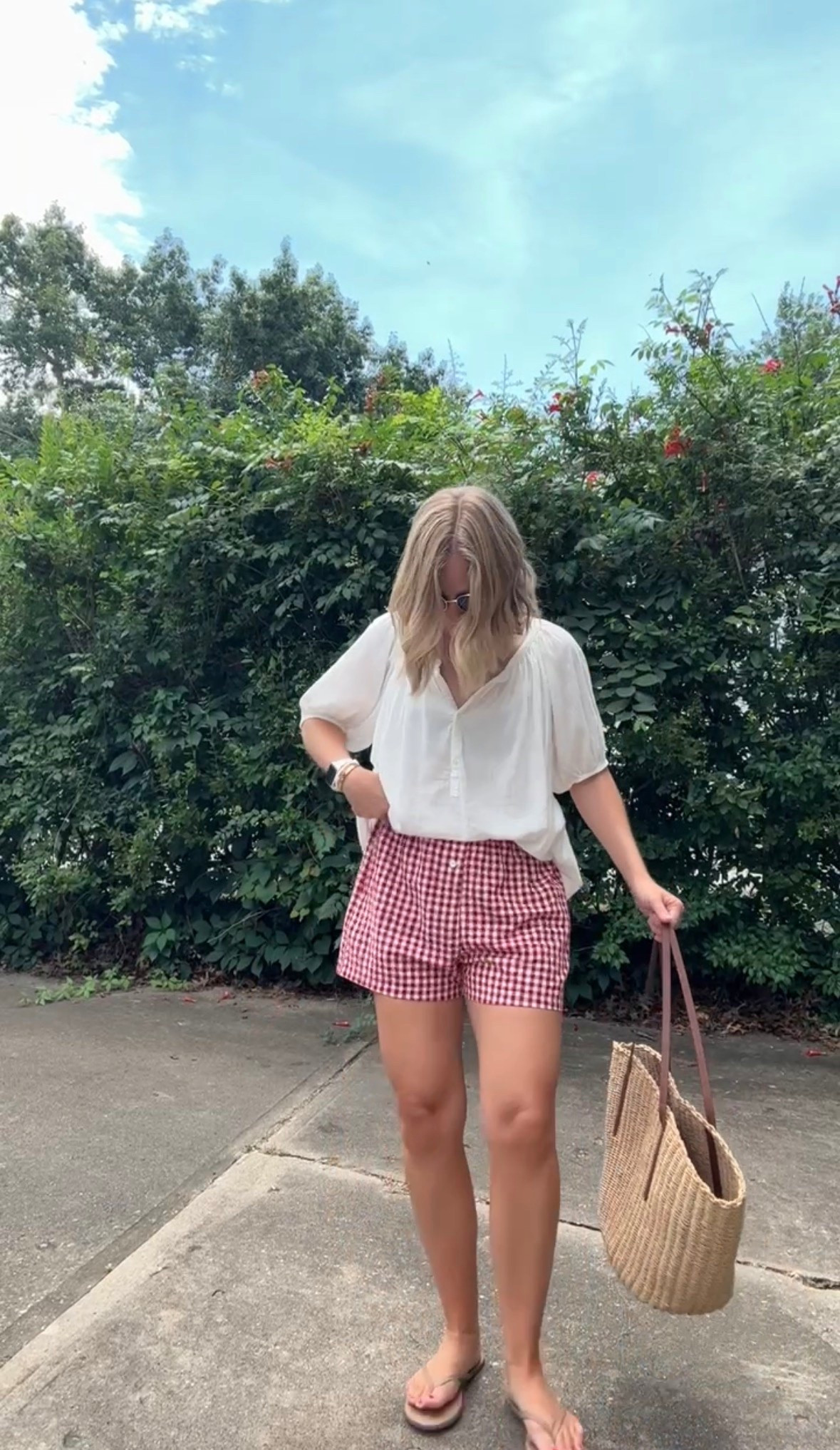 Wearing a small in the top, but could also do an xs. It runs big! Sized up to a medium in the shorts for a little more room in the waist.

#LTKmomlife #LTKgrwm #LTKootd