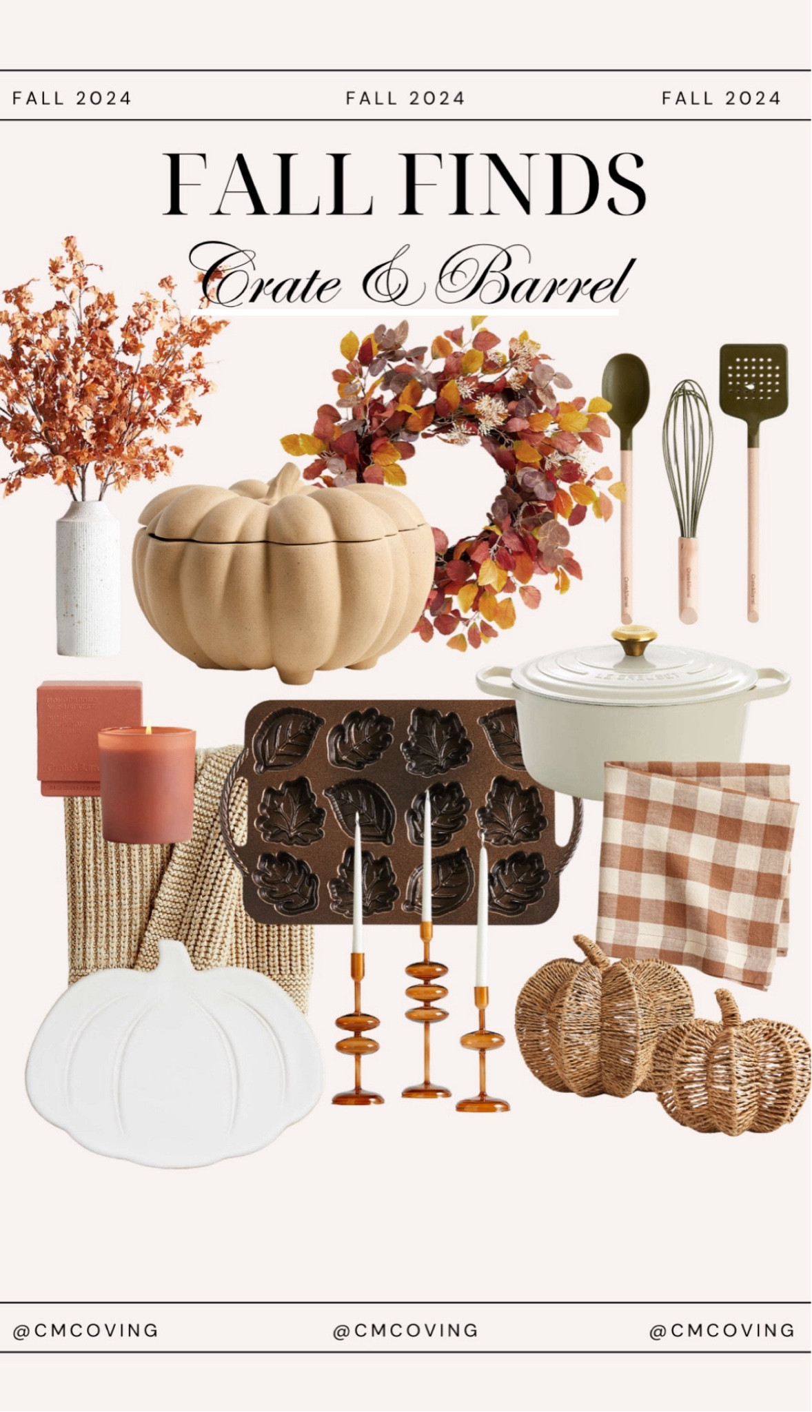 Crate and Barrel, home, decor, fall trend, pumpkin, baking, napkin, candles, plates

#LTKHoliday #LTKSeasonal #LTKHalloween