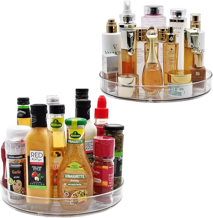 Large Lazy Susan Rotating Turntable Organizer - for Kitchen, Pantry, Cabinet, Dining Table, Fridg... | Amazon (US)