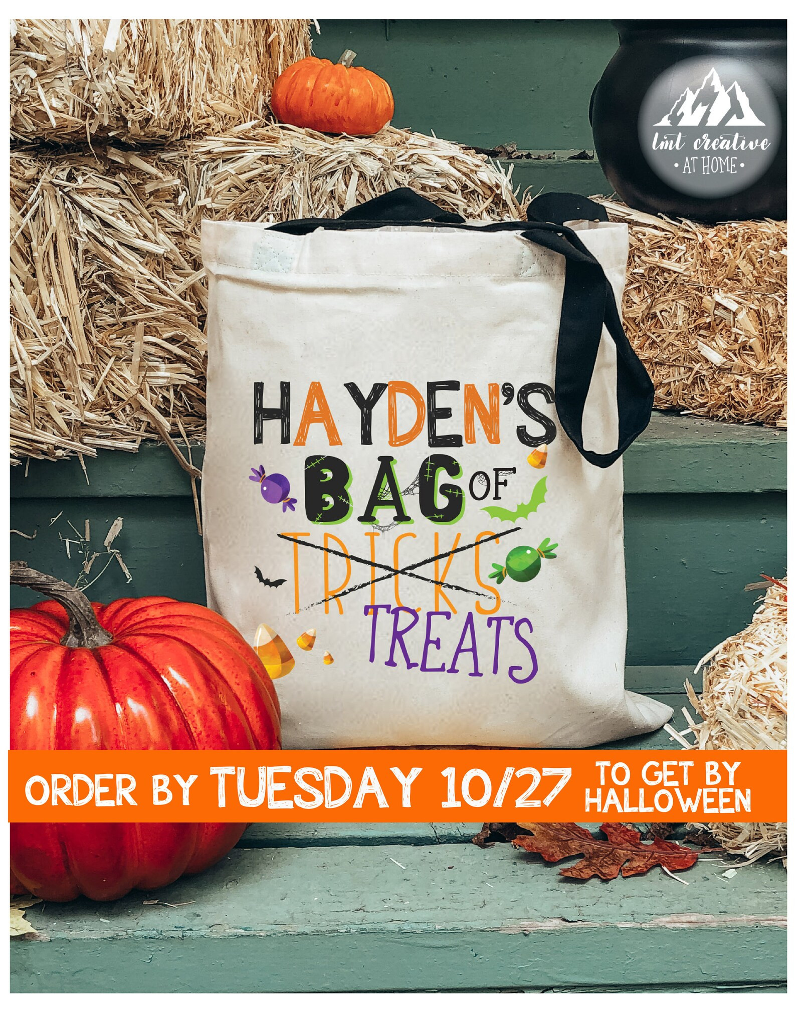 Trick-Or-Treat Bag Personalized - Trick-Or-Treat Bucket - Halloween - Trick'r Treat - Trick Or Tr... | Etsy (US)