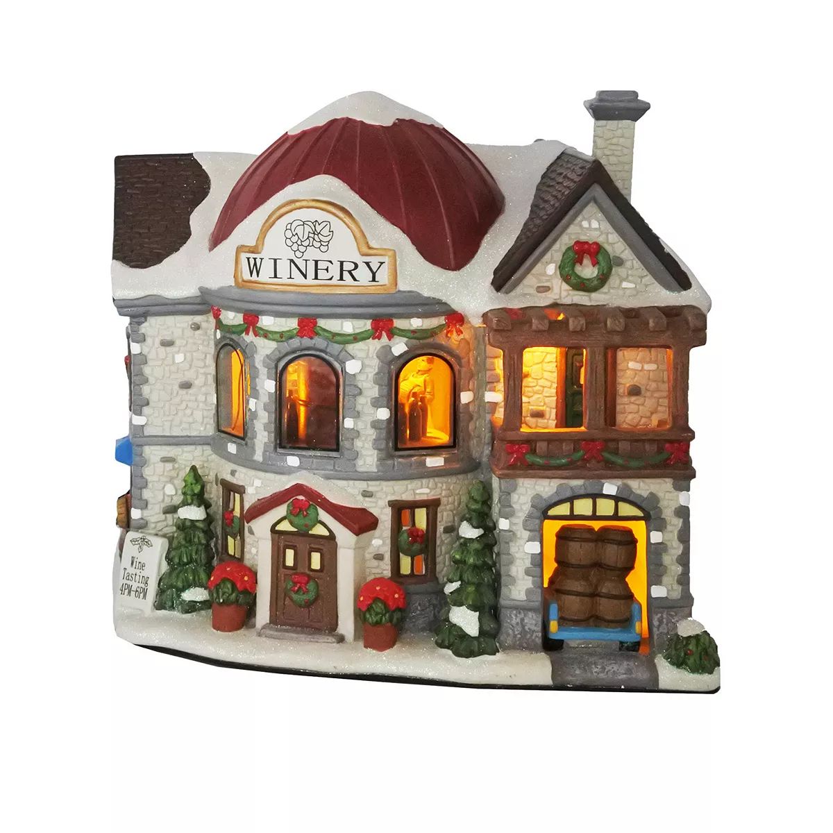 St. Nicholas Square® Village Winery House with Motion | Kohl's
