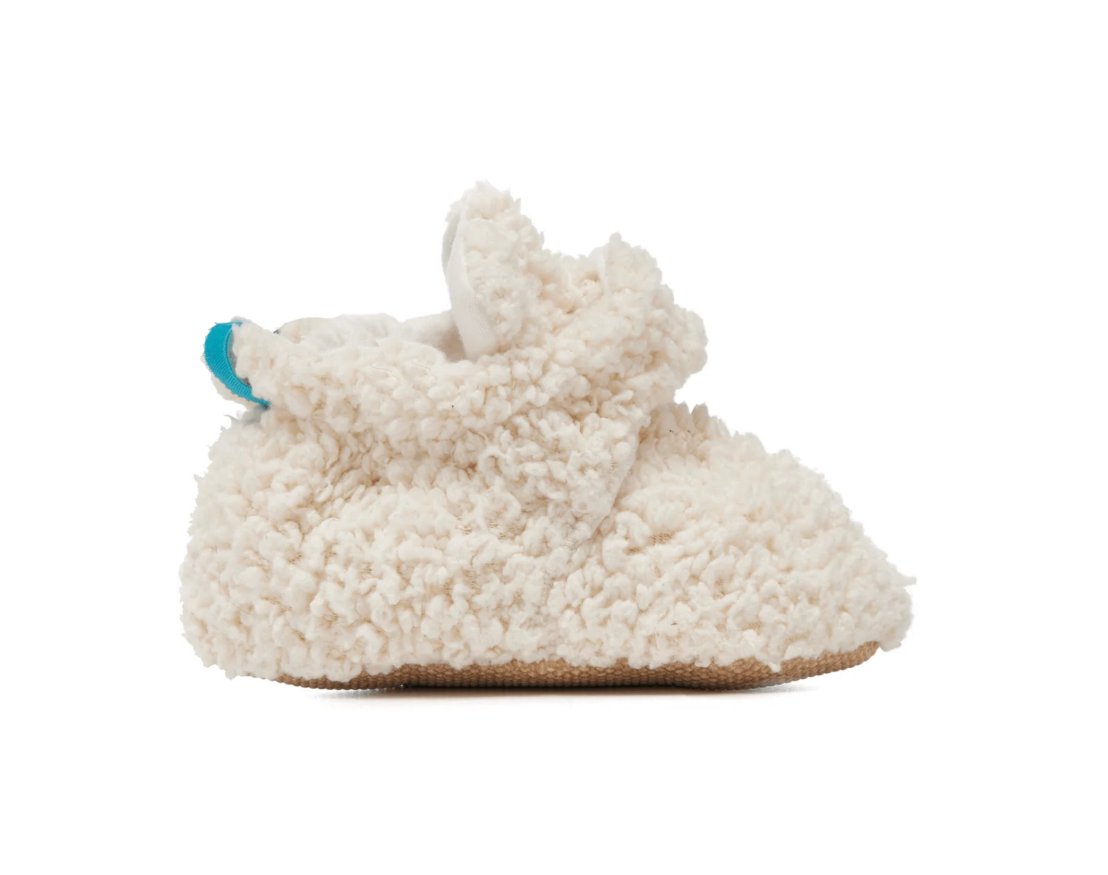 Sherpa Baby Booties - Natural White | Ten Little 