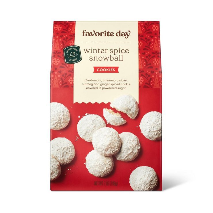 Winter Spice Snowball Cookies - 7oz - Favorite Day™ | Target