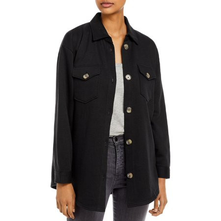 Inner Circle Womens Fleece Shacket Button-Up | Walmart (US)