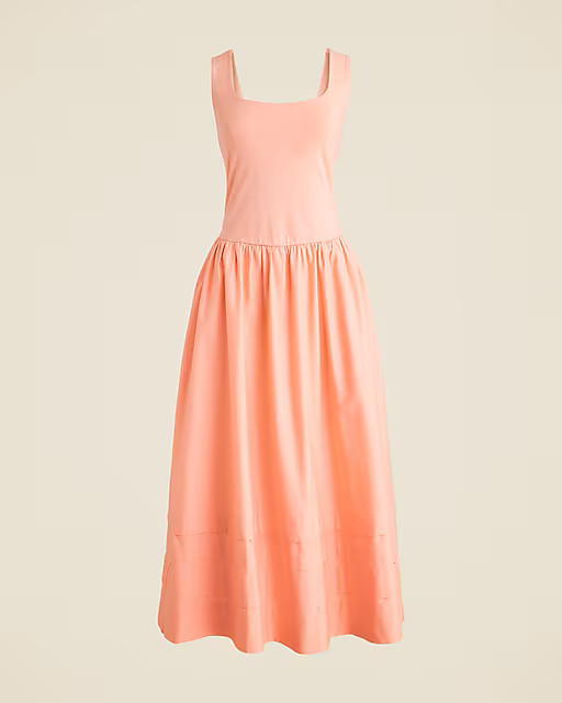 Drop-waist mixy dress | J. Crew US