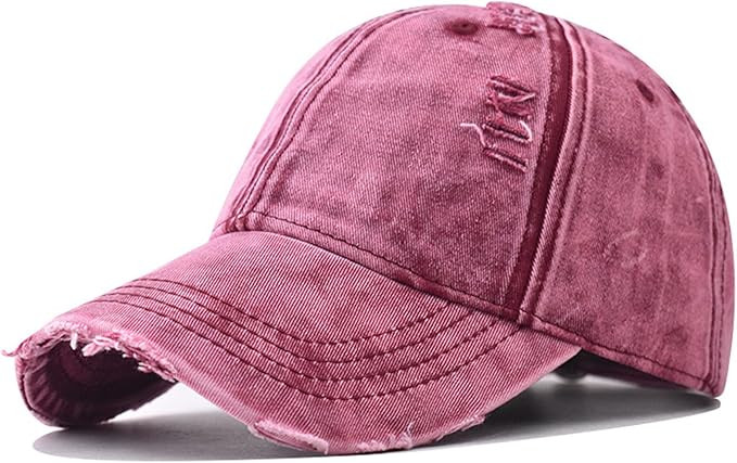 Bright Color Unisex Adjustable Top Hats for Women Mens Baseball Caps Solid Baseball Hats Silk Dad... | Amazon (US)