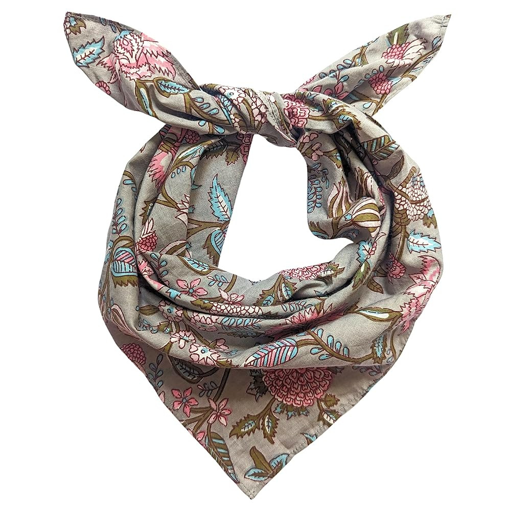 AVKA Studio 100% Cotton Bandanas/Handkerchief for Women, 20X20 In, 2 pack | Amazon (US)