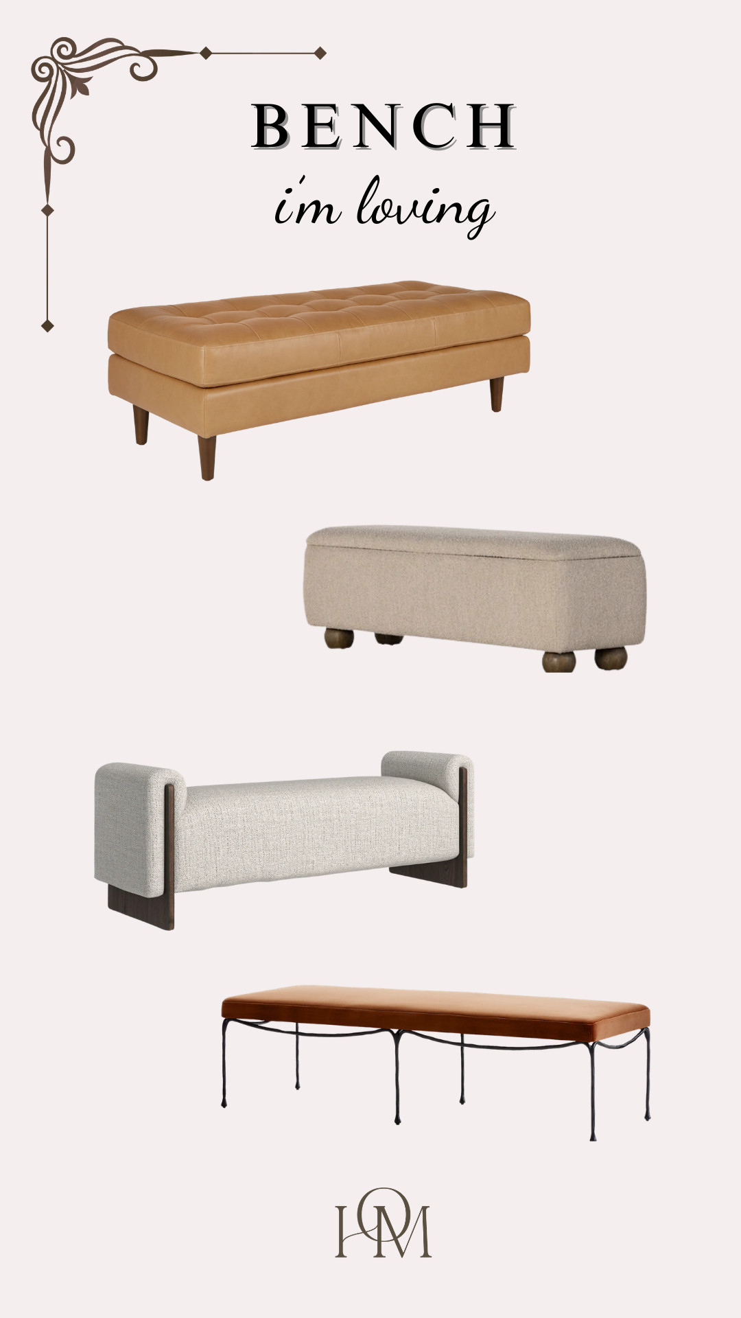 A bench at the end of your bed = instant bedroom glow-up ✨
It’s the little touch that makes the whole room feel styled, cozy, and complete. 

 #LTKHome #LTKSaleAlert