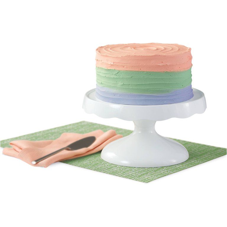 Wilton 2-in-1 Pedestal Cake Stand and Serving Plate, 10-Inch Round Stand - Walmart.com | Walmart (US)