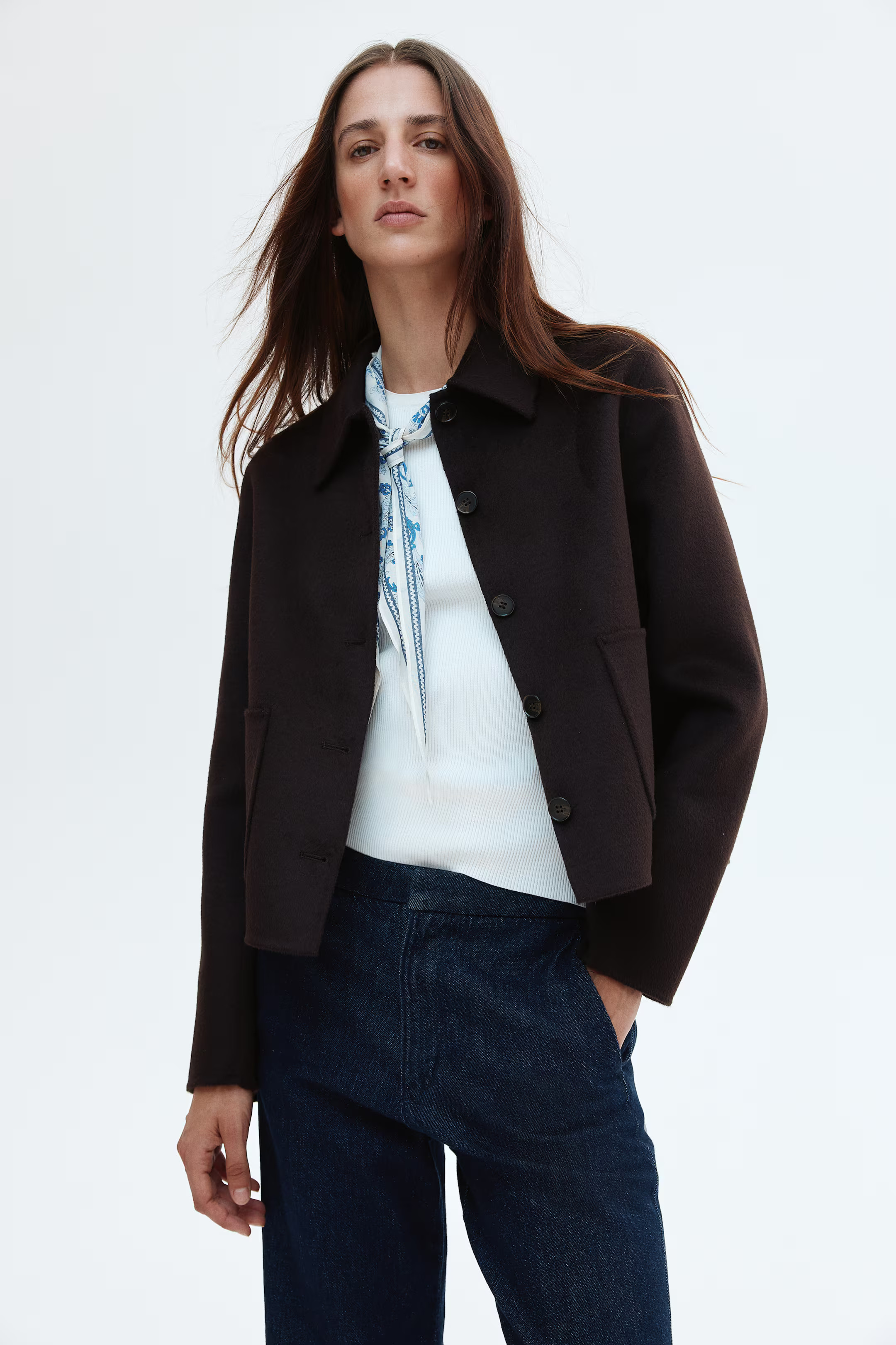 Veste faite main en laine mélangée | H&M (FR, IT, ES, PT, BE)