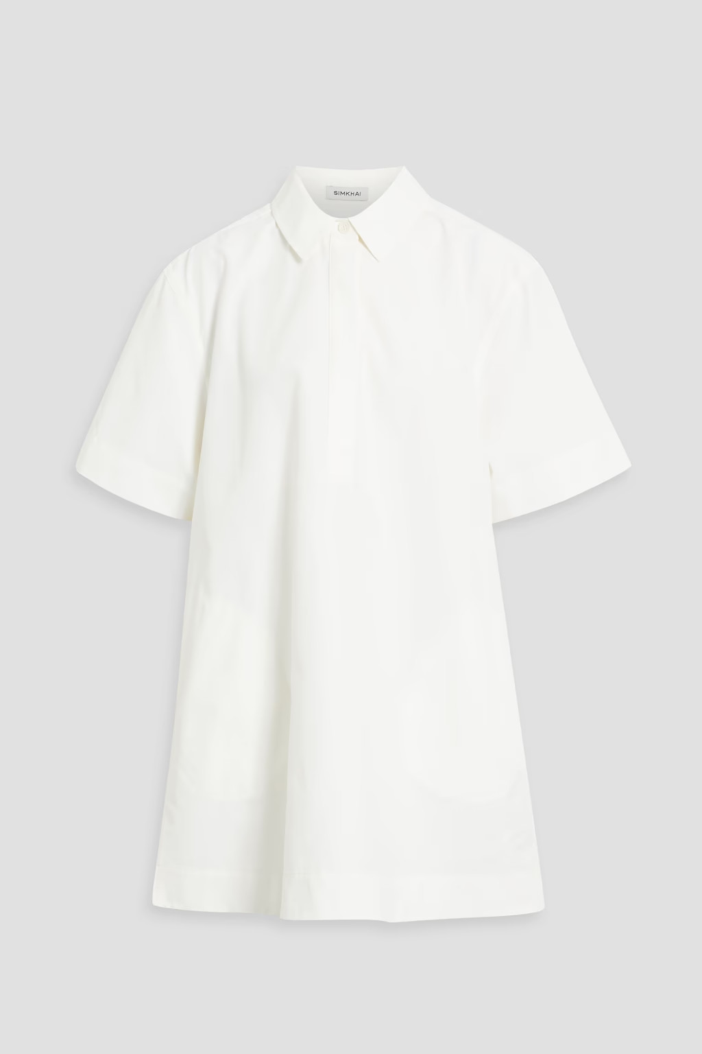 Lucienne cotton-blend mini shirt dress | The Outnet (US and CA)