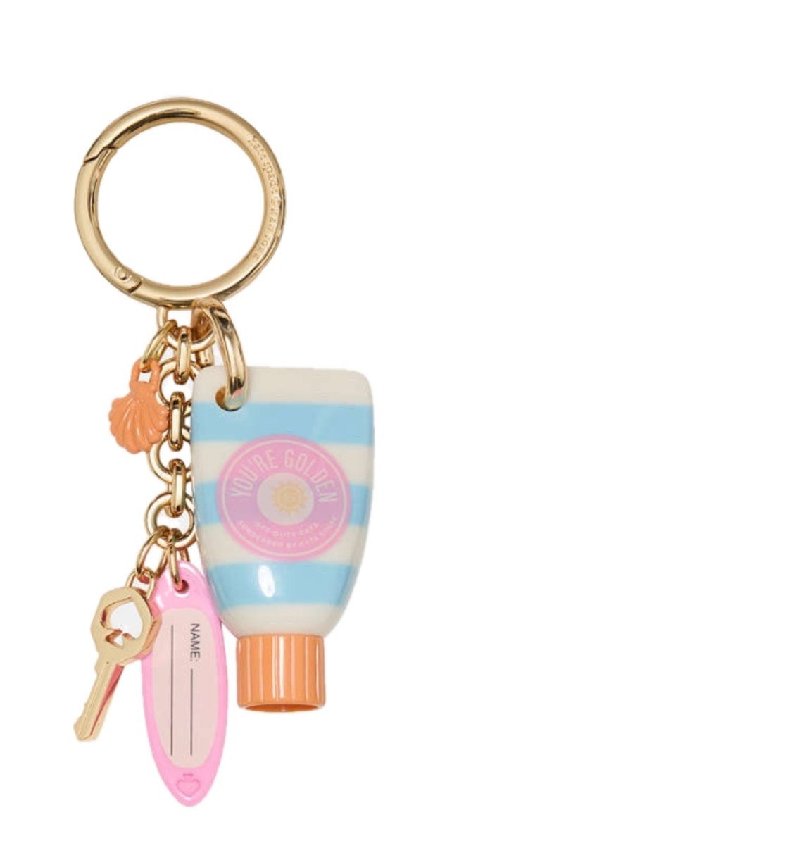 Surf’s Up! 🏄🏼‍♀️ 
… how CUTE is this bag charm?! I love it! 🧡🩷🩵