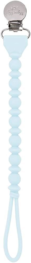 Itzy Ritzy Silicone Pacifier Clip; 100% Silicone Pacifier Strap with Clip Keeps Pacifiers, Teethe... | Amazon (US)