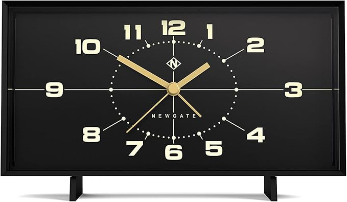 NEWGATE Wideboy - Retro Inspired Alarm Clock - Analogue Alarm Clock - Bedside Alarm Clock - Batte... | Amazon (US)